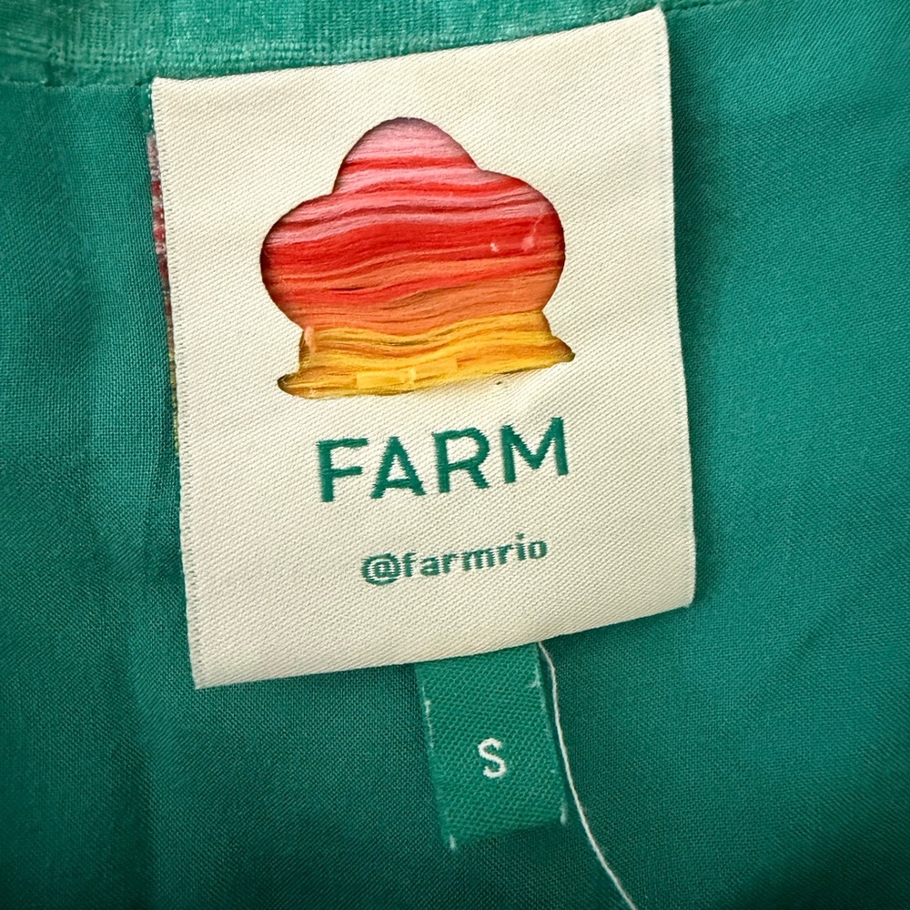 Farm Rio Raining Bananas Mini Dress - Picture 3 of 3